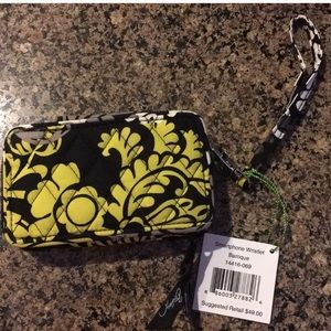 Vera Bradley Baroque phone wristlet wallet